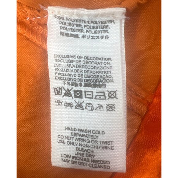 Free People Jill's Sequin Swing Velvet Halter Mini Dress Orange Sleeveless Large - Picture 4 of 16